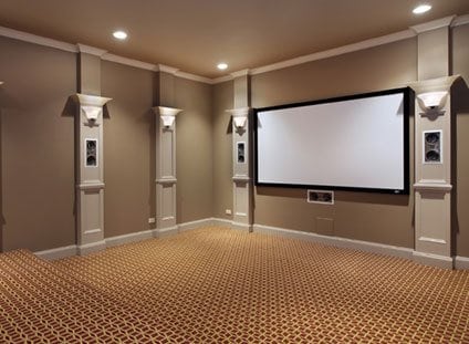 empty home theater